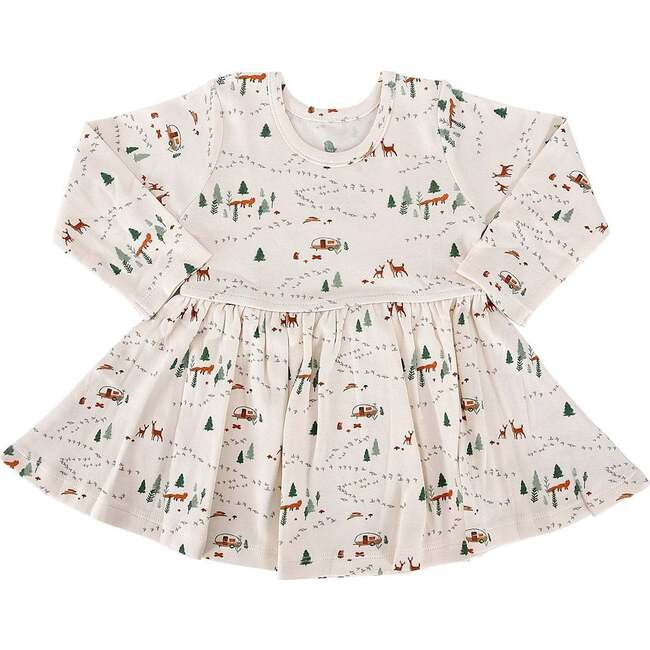 Long Sleeve Twirl Dress, Into The Woods