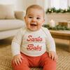 Long Sleeve Graphic Bodysuit, Santa Baby - Onesies - 2 - thumbnail