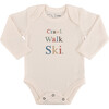 Long Sleeve Graphic Bodysuit, Crawl Walk Ski - Onesies - 1 - thumbnail