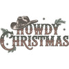 Long Sleeve Graphic Bodysuit, Howdy Christmas - Onesies - 3