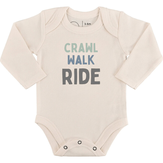 Long Sleeve Graphic Bodysuit, Crawl Walk Ride