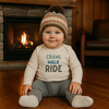 Long Sleeve Graphic Bodysuit, Crawl Walk Ride - Onesies - 3