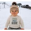 Long Sleeve Graphic Bodysuit, Crawl Walk Ride - Onesies - 4