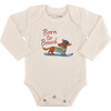 Long Sleeve Graphic Bodysuit, Born To Board - Onesies - 1 - thumbnail