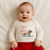 Long Sleeve Graphic Bodysuit, Born To Board - Onesies - 2