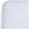 Crib Sheet, Blue Window Pane - Crib Sheets - 1 - thumbnail