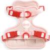Arlo Adjustable Soft Padded No Pull Pet Harness with 3 Buckles and 3 Leash Clips, Pink - Collars, Leashes & Harnesses - 1 - thumbnail