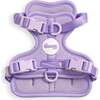 Arlo Adjustable Soft Padded No Pull Pet Harness with 3 Buckles and 3 Leash Clips, Purple - Collars, Leashes & Harnesses - 1 - thumbnail