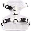 Arlo Adjustable Soft Padded No Pull Pet Harness with 3 Buckles and 3 Leash Clips, White - Collars, Leashes & Harnesses - 1 - thumbnail
