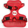 Arlo Adjustable Soft Padded No Pull Pet Harness with 3 Buckles and 3 Leash Clips, Red - Collars, Leashes & Harnesses - 1 - thumbnail