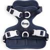 Arlo Adjustable Soft Padded No Pull Pet Harness with 3 Buckles and 3 Leash Clips, Navy - Collars, Leashes & Harnesses - 1 - thumbnail
