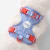 Arlo Adjustable Soft Padded No Pull Pet Harness with 3 Buckles and 3 Leash Clips, Periwinkle - Collars, Leashes & Harnesses - 3 - thumbnail