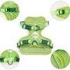Arlo Adjustable Soft Padded No Pull Pet Harness with 3 Buckles and 3 Leash Clips, Light Green - Collars, Leashes & Harnesses - 4 - thumbnail