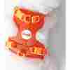 Arlo Adjustable Soft Padded No Pull Pet Harness with 3 Buckles and 3 Leash Clips, Dark Orange - Collars, Leashes & Harnesses - 3 - thumbnail