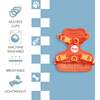 Arlo Adjustable Soft Padded No Pull Pet Harness with 3 Buckles and 3 Leash Clips, Dark Orange - Collars, Leashes & Harnesses - 5 - thumbnail