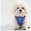 Arlo Adjustable Soft Padded No Pull Pet Harness with 3 Buckles and 3 Leash Clips, Dark Blue - Collars, Leashes & Harnesses - 6 - thumbnail