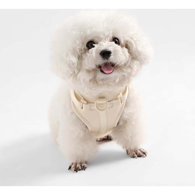 Arlo Adjustable Soft Padded No Pull Pet Harness with 3 Buckles and 3 Leash Clips, Almond - Collars, Leashes & Harnesses - 6