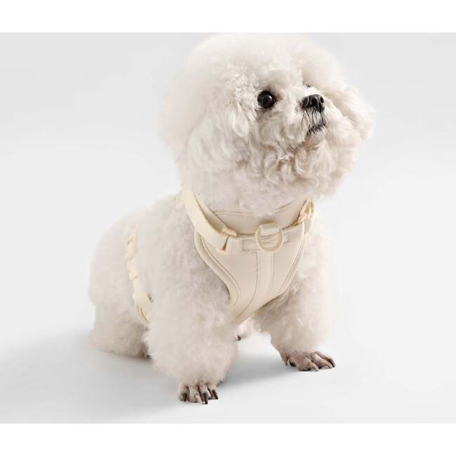 Arlo Adjustable Soft Padded No Pull Pet Harness with 3 Buckles and 3 Leash Clips, Almond - Collars, Leashes & Harnesses - 7