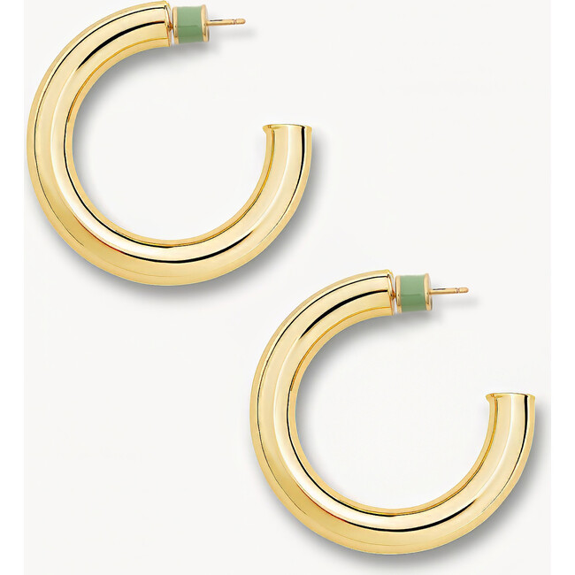 1" Perfect Hoops, Gold