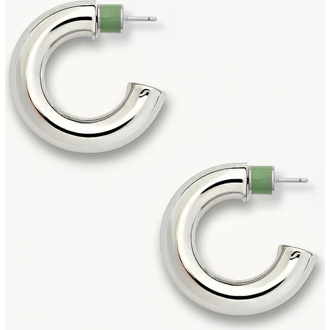 .75" Perfect Hoops, Silver