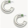 .75" Perfect Hoops, Silver - Earrings - 1 - thumbnail