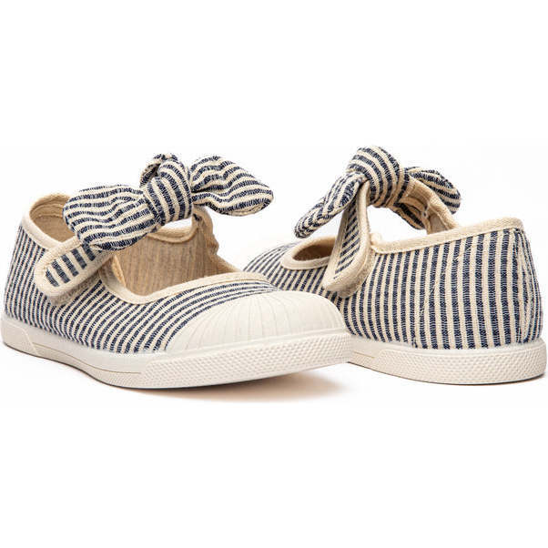 Sofia Stripes Canvas Mary Janes