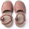Suede Sandals, Rose - Sandals - 3 - thumbnail
