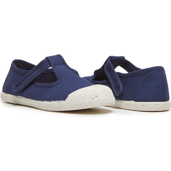 ECO-friendly T-band Sneakers, Navy