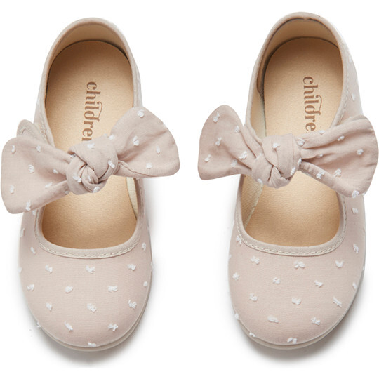 Laura Canvas Swiss-dot Mary Janes, Camel - Mary Janes - 4