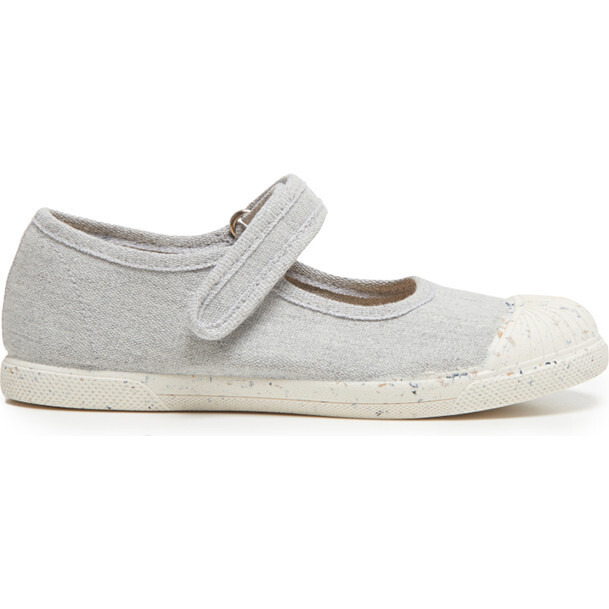 Anita ECO-friendly Canvas Mary Jane Sneakers, Grey