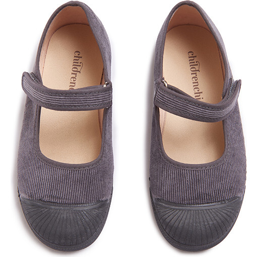 Margot Corduroy Mary Janes, Grey - Sneakers - 4