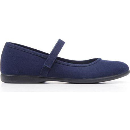 Canvas Mary Janes, Navy Blue