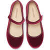 Cassie Velvet Mary Janes, Burgundy - Mary Janes - 3 - thumbnail