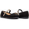Vivi Mary Jane, Black & Gold - Mary Janes - 2