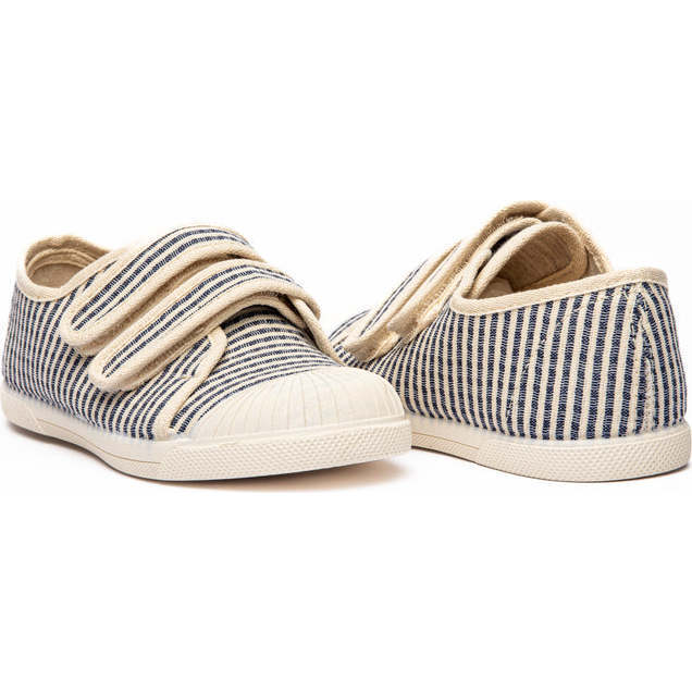 Canvas Double Sneaker, Stripes