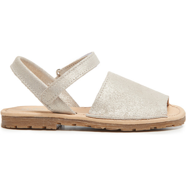 Lily Sandals, Nude Shimmer