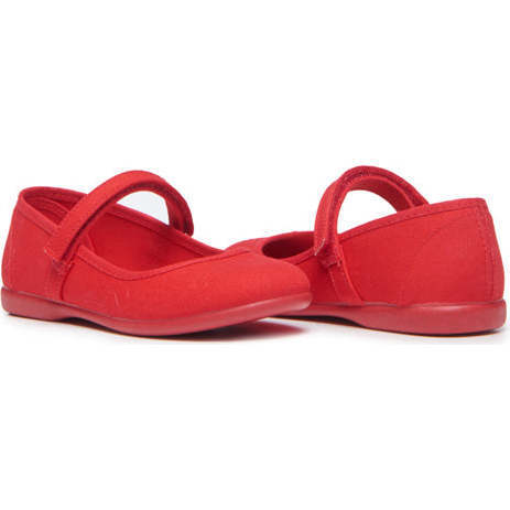 Classic Canvas Mary Janes, Red - Mary Janes - 4