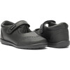 School Treated Leather Mary Jane Shoes, Black - Mary Janes - 3 - thumbnail