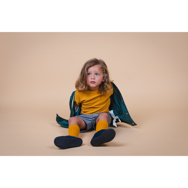 Gigi Corduroy Sneakers, Navy - Sneakers - 3