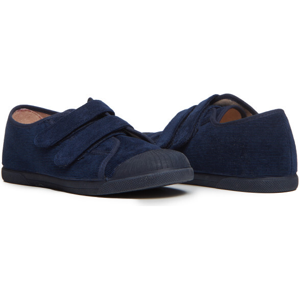 Gigi Corduroy Sneakers, Navy - Sneakers - 5
