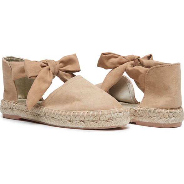 Montse Suede Espadrille, Nude - Espadrilles - 3