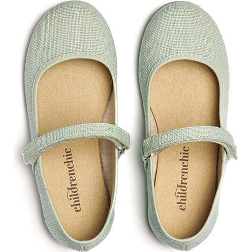 Classic Linen Mary Janes, Mint - Mary Janes - 4