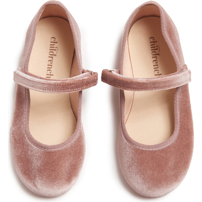 Cassie Velvet Mary Janes, Rose - Mary Janes - 3