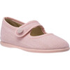 Linen Mary Jane, Pink - Mary Janes - 1 - thumbnail