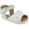 Scallop Sandal, White - Mary Janes - 1 - thumbnail