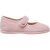 Linen Mary Jane, Pink - Mary Janes - 2 - thumbnail