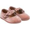 Velvet Bow Mary Jane, Rose - Mary Janes - 1 - thumbnail