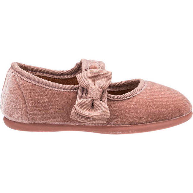 Velvet Bow Mary Jane, Rose - Mary Janes - 3