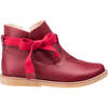Sunny Bootie with Bow, Red - Booties - 3 - thumbnail