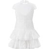 Rosella Lace Mini Dress, Ivory - Dresses - 2 - thumbnail